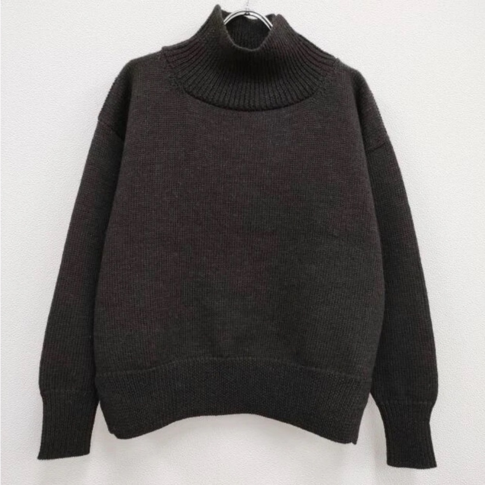 MHL 100% Wool Brown Turtleneck Sweater